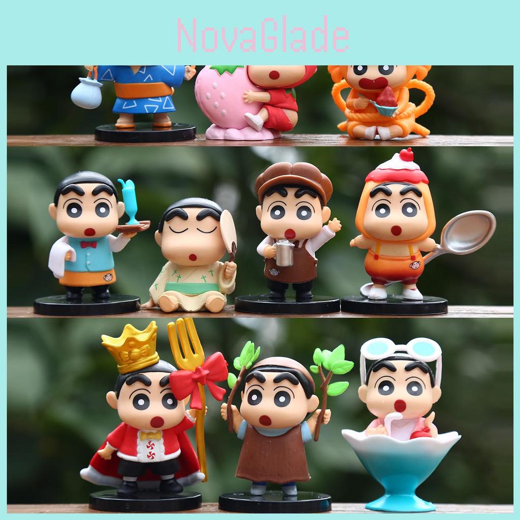 Crayon Shin Chan PVC-Sammelfiguren-Set für Kinder und Sammler