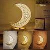 1Pcs Usb Bedside Led Ambient Table 3D Moon Lamp Touch Control 3D Crystal Star Flower Night Light Girls Room Home Decor