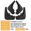 Compatible Mudguard for Citroen C5 2017