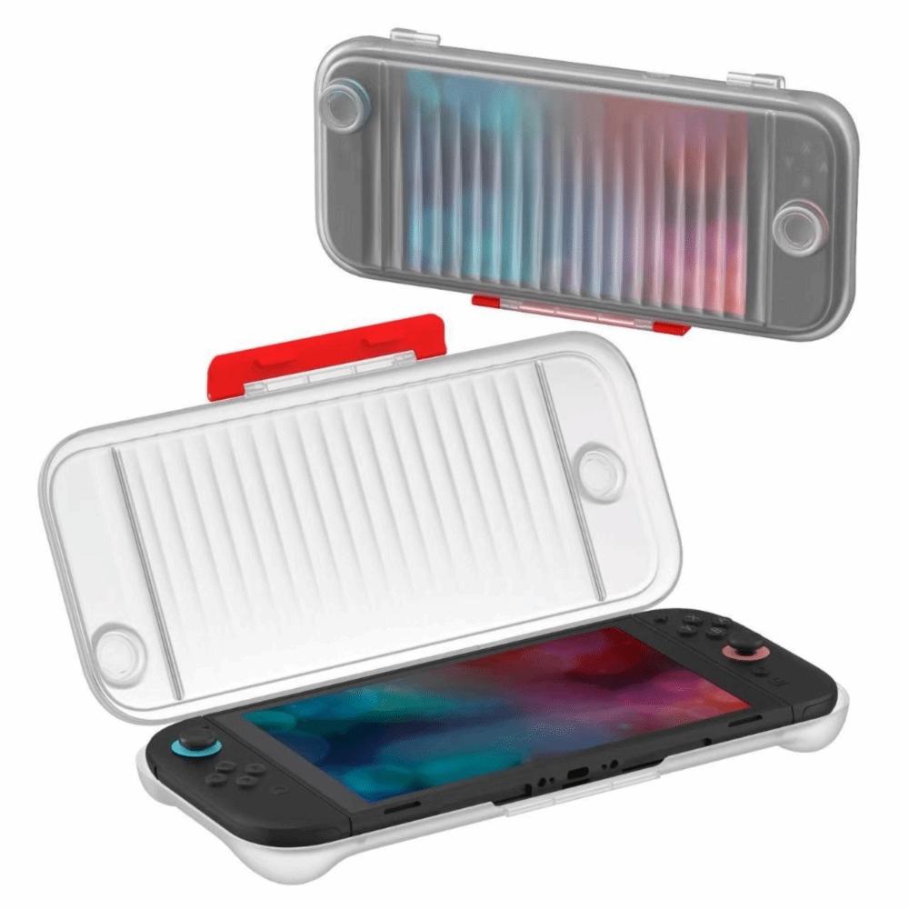 

Shockproof Game Console Case Anti Slip Portable Storage Box Full Coverage Protective Cover for Nintendo Switch 2 Accessories прозрачный