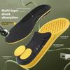 1 Pair Arch Support Inserts TPU Orthotic Shock Absorbing Insoles Breathable Cushion Sport Insole for Plantar Fasciitis Flat Feet