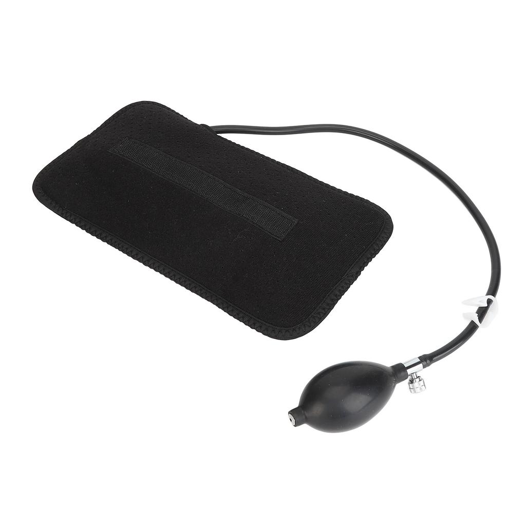 Inflatable Lumbar Support Pillow Ergonomic Design Lower Back Support Cushion with Pump for Car Office Chair Airplane