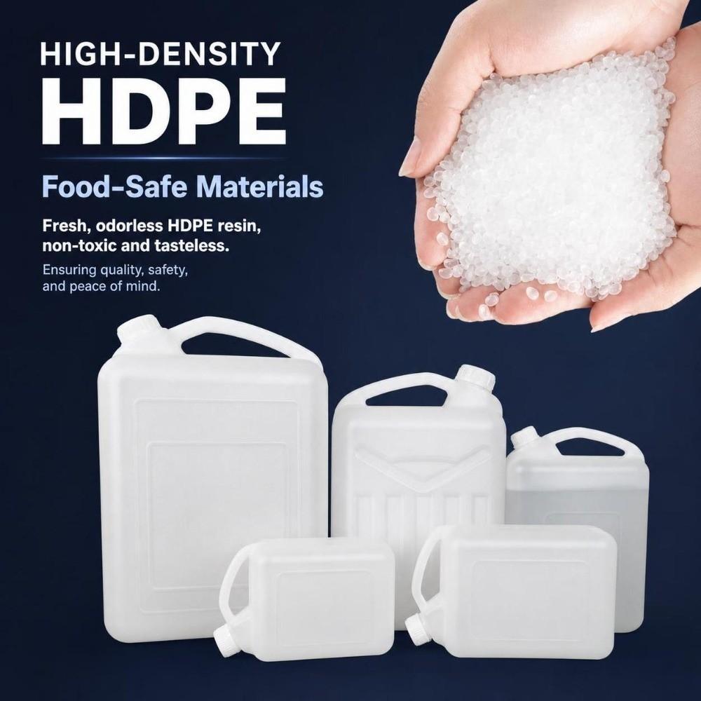 Food Grade Plastic Airtight Bottle with Lid Storage Container HDPE Bucket  Cleaning Essence