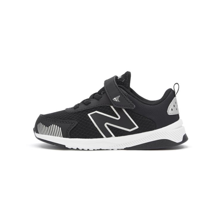 

New Balance NB 545 Cushioning Abrasion Resistant Breathable Low top Running Shoes Black Infant And Toddler IT545BO1 Wide (W) 26