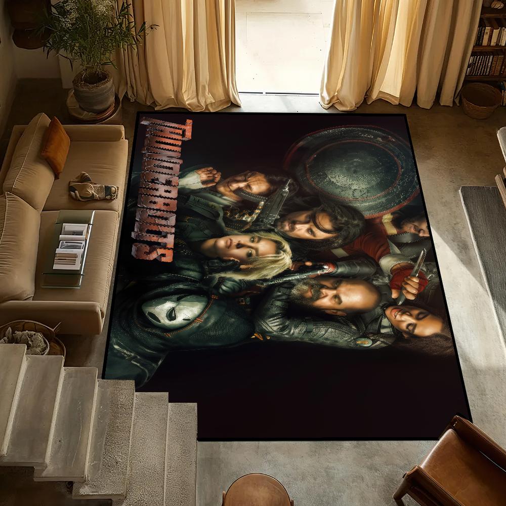 Movie T-Thunderbolts Small Carpet Bedside Kitchen Bath Living Home House Bedroom Floor Mat Doormat Rug Decoration