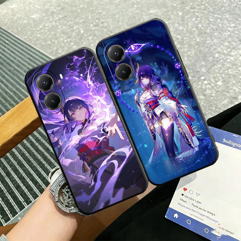 Genshin Impact Raiden Shogun Soft Phone Case for Xiaomi Poco X5 X6 X7 X8 Pro Max X3 F7 F8 Ultra M8 M7 M6 M5 Redmi 15 15C 14C 13C