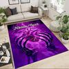 1PC Custom Name Heart Darkness Theme Floor Mat Ideal for Living Room, Game Rooms, Office, Bedroom,Floor Mat Playful Design