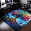 Colorful Tree of Life Galaxy Rug Cosmic Art Crystal Velvet Carpet Living Room Space Theme Decor Fantasy Floor Mat
