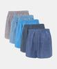 TRY Men'S Ice Cotton Modern Pattern Boxer T02 5Pack
