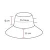 Double-Sided Foldable Bucket Hat For Women Girls Summer Sun Hat Fisherman