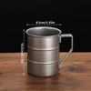 1Pc Retro Old Coffee Water Cup Industrial Style Oil Barrel Mug Outdoor Camping Picnic Beer Mug Drinking Utensils Stainless Stee