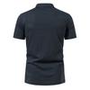 Men's Summer Drawstring Polo Shirts Short Sleeve Tops Casual Solid Stylish Loose Fit Golf Polo Shirts for Men Solid Breathable Collared T-Shirts