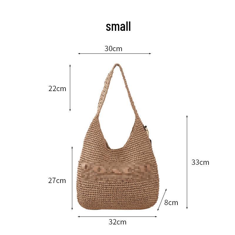 

Солнечная плетеная сумка-тоут: Женская сумка на плечо и пляжная сумка большой вместимости