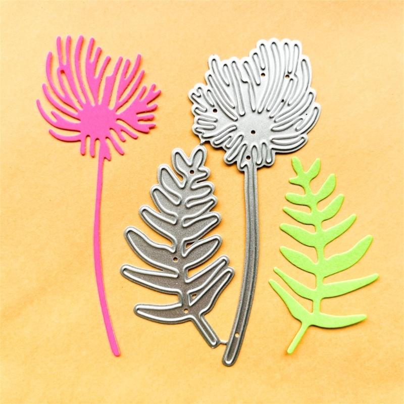 Leaf Flower Metal Cutting Dies DIY Craft Carbon Steel Embossing Template Stencil Scrapbooking for Card Die Cuts Mold