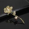 Rose Brooch for Women Simple Brooch for Women Dress with Accessories Coat Brooch