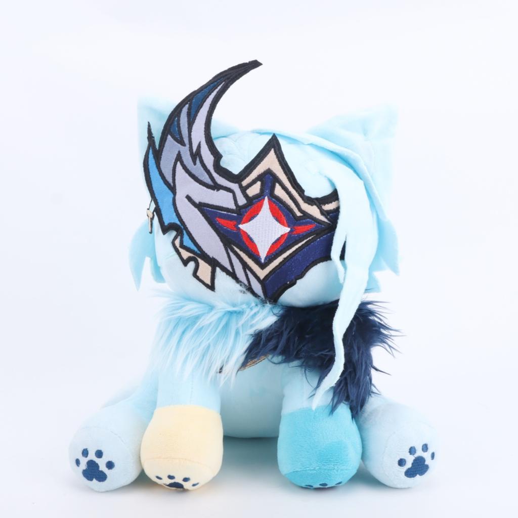 Neuer Il Dottore Katzen-Plüschtier Genshin Impact Spielcharakter Plüschtier Kawaii Zandik Spielzeug Weihnachts-Geburtstagsgeschenk Für Fans Kinder Dekoration