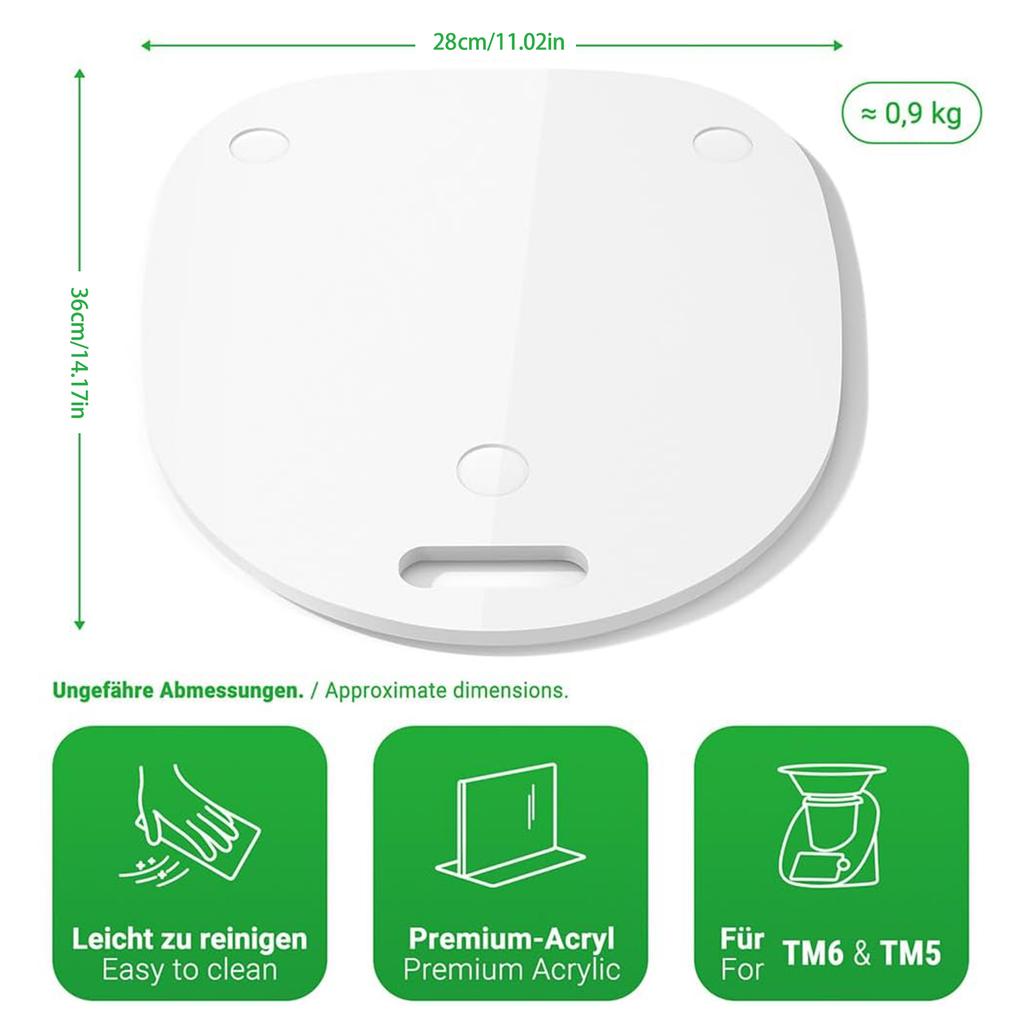 Standmixer Zubehör Unterlage Rutschfeste Matte Schützende Arbeitsplatte Verhindert Verrutschen Für TM5 TM6 Küchenmaschine