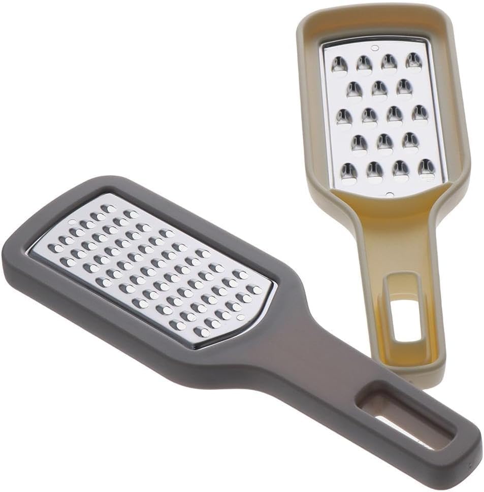 RSINC Cheese Grater, Grater for Cheese Stainless Steel Food Shredder, Lemon Zester, Vegetable Grater, Cheese Shredder, Garlic Mincer  (Set of 3)