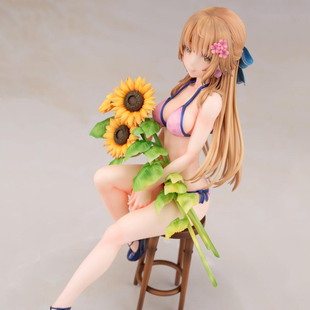 18cm Daiki Kougyou Himawari Shoujo Momose Kurumi 1/7 PVC Anime Actionfiguren Sammlungsmodell Puppenspielzeug Geschenk Schmuckstück Figur