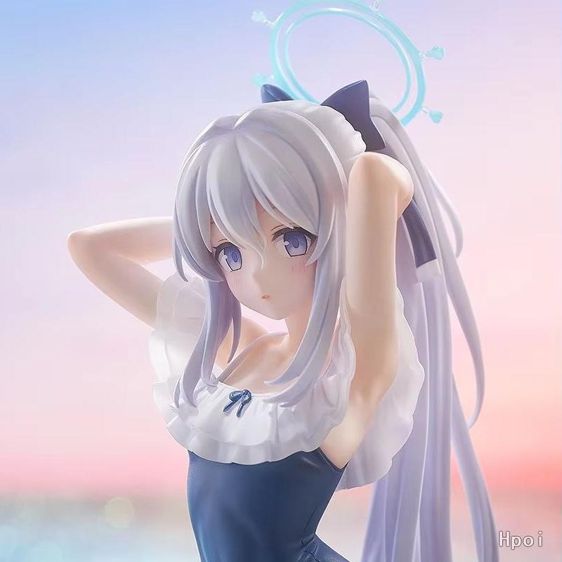 Hot Blue Archive Anime Figurine Moon Snow Rabbit1 Game Character Sculpture Cartoon Collectible Model Toy Boy And Girl Gift