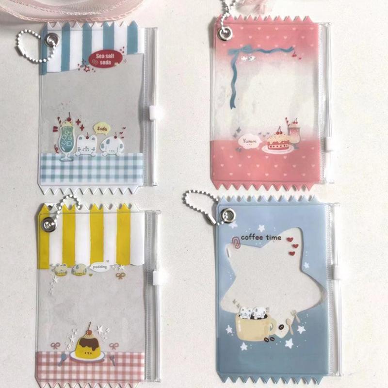 Japanese Style Candy Card Bag Creative Cartoonish Photo Card Holder Ins Diy Photocard Protector Pvc Card Sleeve Bag Pendant