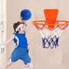 1set Indoor Safety Funny Game Kids Mini Home Exercise Basketball Hoop Set Wall Frame Stand Lifting Basket Hanging Backboard