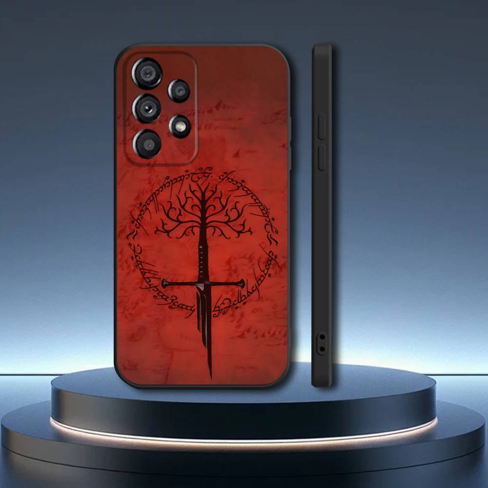 The Lord of the R-Rings Phone Case For Samsung Galaxy A20,A21s,A22,A31,A32,A52,A53,A72,73,A80 Soft Black Cover