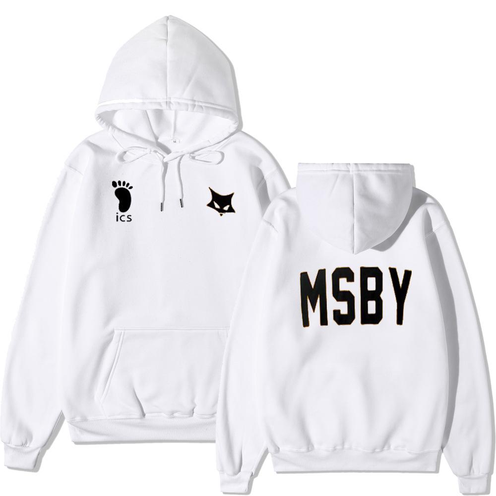 Haikyuu Hinata Shouyou Kageyama Tobio Anime Graphic Hoodie Unisex Winter Fleece Lined Warm Hooded Sweatshirt Men Women Daily Top S белый