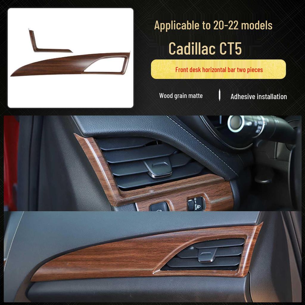 Cadillac CT5 (20-22) Carbon Fiber Interior Trim for Steering Wheel & Console