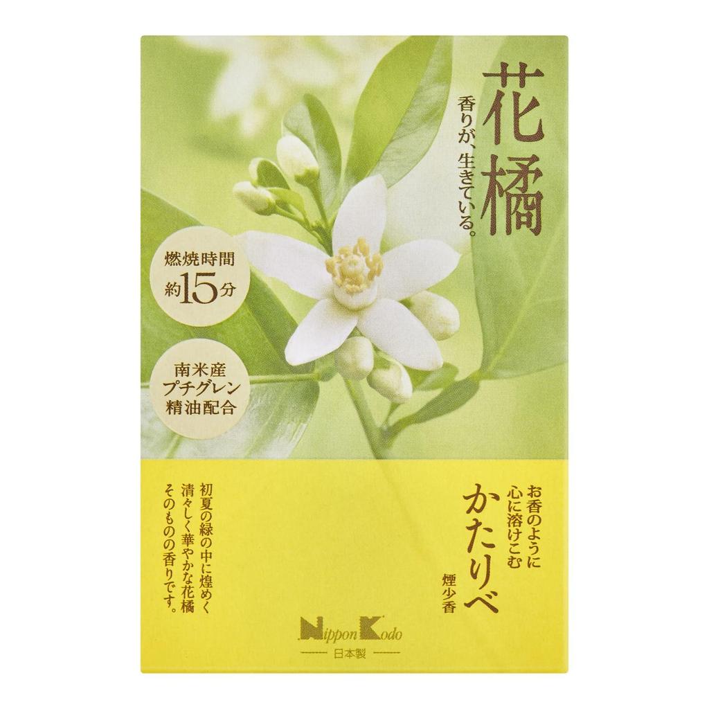 Kataribe Hanatachibana, kurze Größe, 50 g, Räucherstäbchen, Nippon Kodo, geringer Rauch, ca.