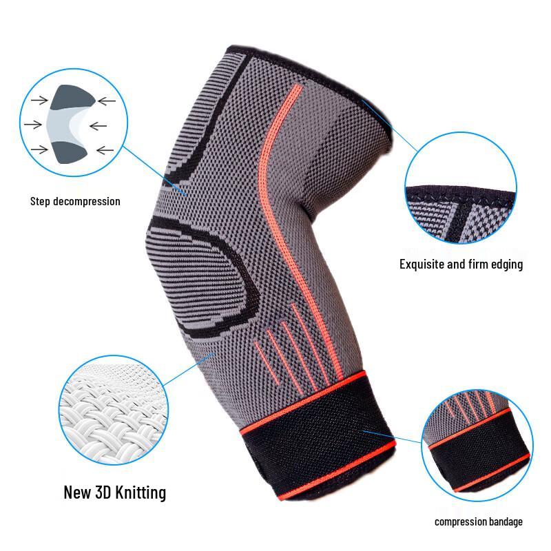 Men's Knitted Compression Sports Elbow Brace
