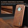 AZNS For Honor X60 5G Case Electroplating Crocodile Texture PU+TPU Phone Cover