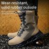 Hot Selling High-top Steel Toe Winter Boots Functional Men Safety Work Shoes Outdoor Dust-proof Safety Tactical Boots