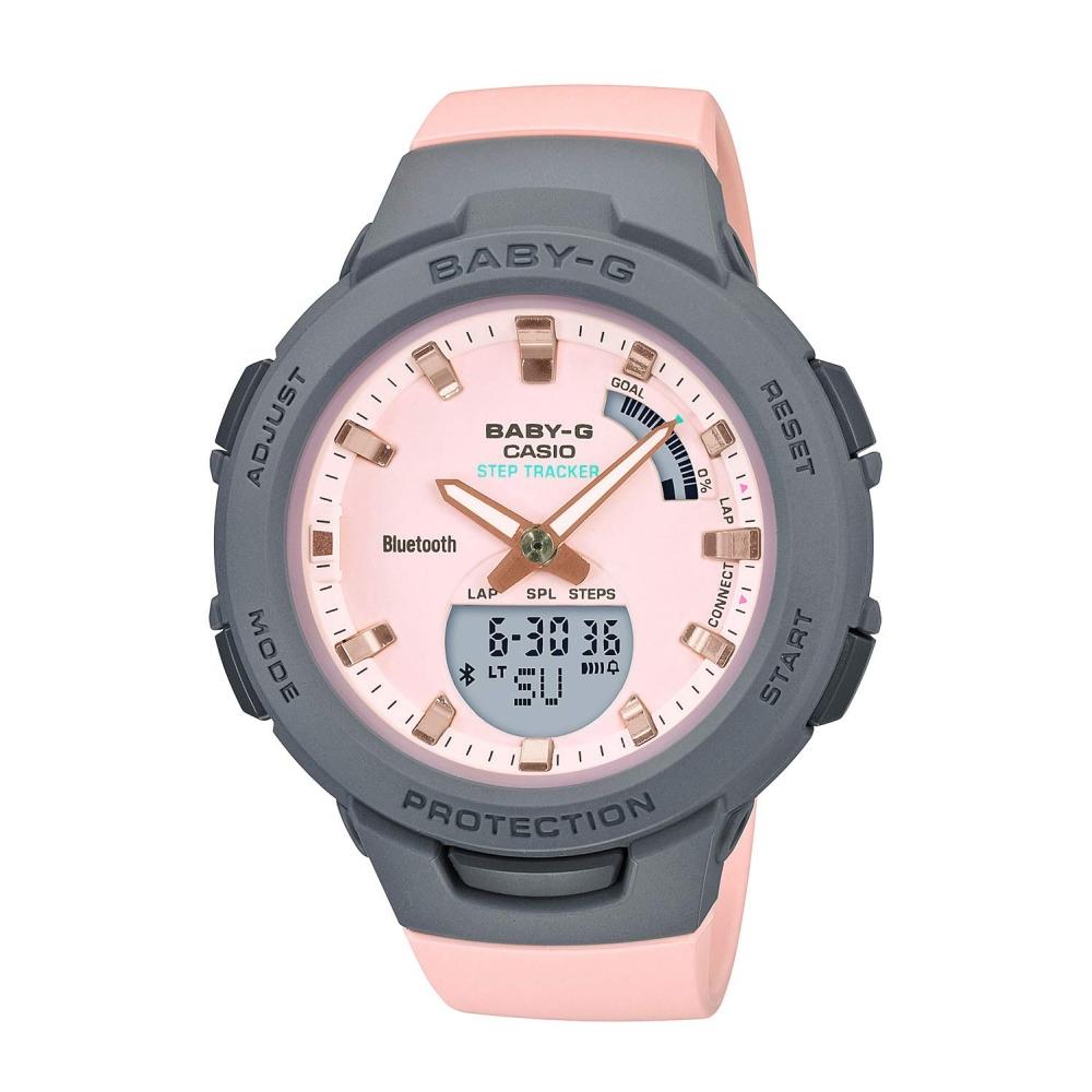 

[Casio] Часы Babygie ДЛЯ СПОРТА Шагомер с Bluetooth BSA-B100MC-4AJF Женские