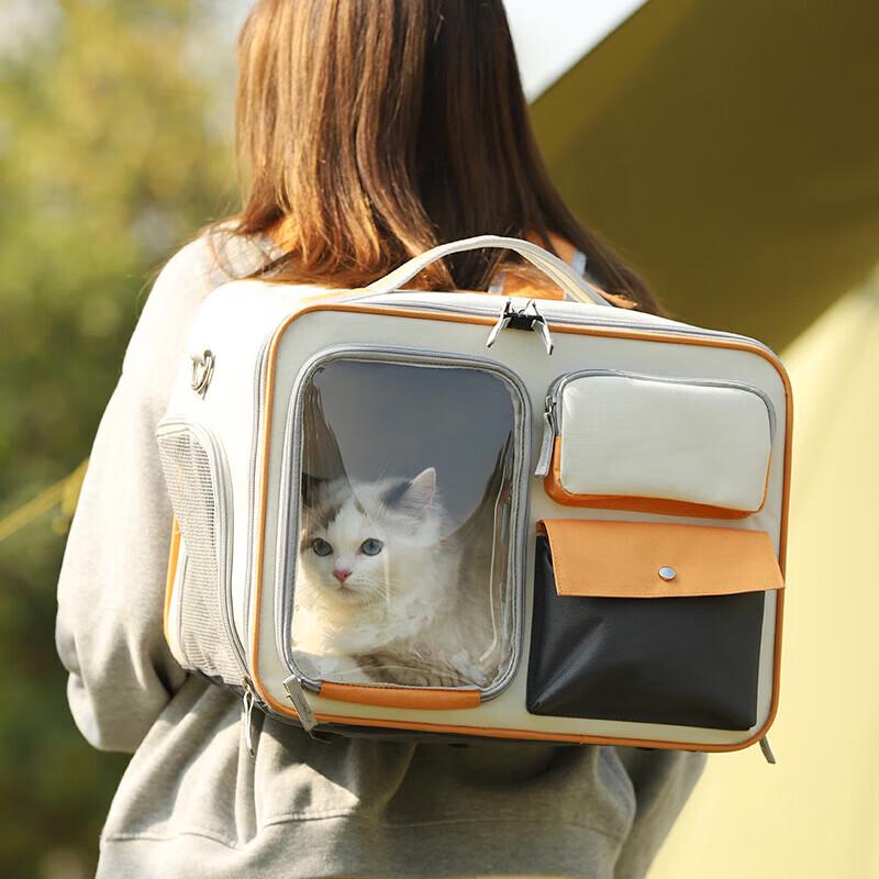 Hoopet Pet Carrier Backpack with Transparent Window
