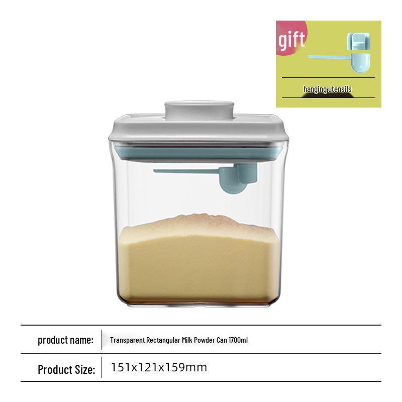 Contenant de stockage portable Ankou pour lait en poudre et céréales pour bébé - Étanche à l'humidité, hermétique, pour portionner en déplacement