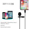 iPhone/iPad Condenser Microphone, Pin Microphone, Lightning Connector, Lip Type, Supports Recording Only, Youtube/Vlog/TikTok/Instagram/TwitCasting/Ni