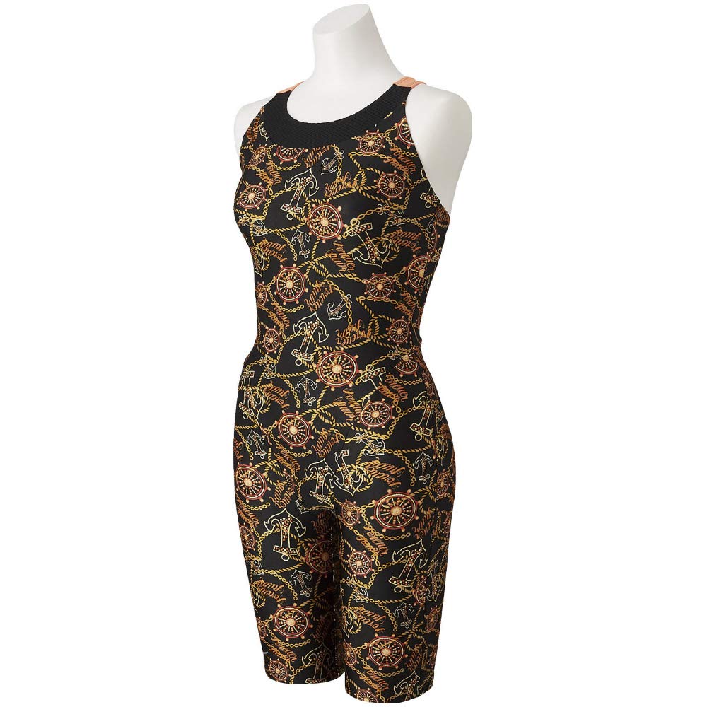 

MIZUNO Stroke One Fitness Size 45 Size N2JG1312 All-in-One Swimsuit, Swimwear, Women s, Adult, (Yellow), L,