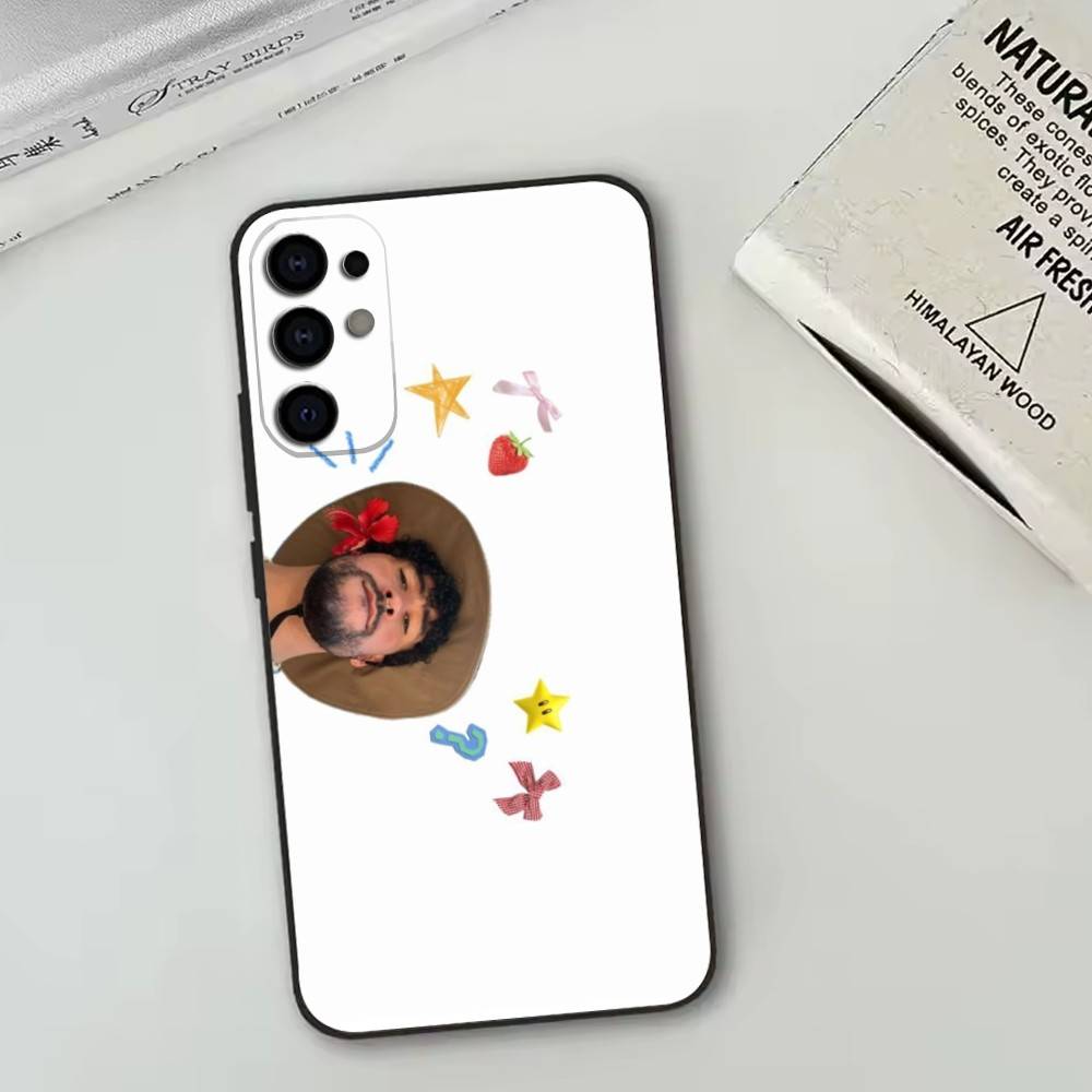 

Bad Bunny Phone Case For Samsung S25,S24,S21,S22,S23,S30,Ultra,S20,Plus,Fe,Lite,Note,10,Black Cover Samsung S24Plus