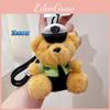 Traffic Police Firefighters Police Teddy Bears Plush Keychains Decorative Dolls