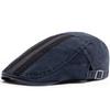 Prana stara czapka z daszkiem męska pięciopasmowa patchworkowa retro beret casualowa czapka