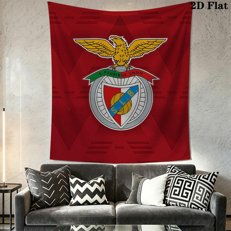 Benfica LOGO Wall Hanging Printed Fabric Blanket Decorative Tapestries for Bedroom Living Room Home Decor