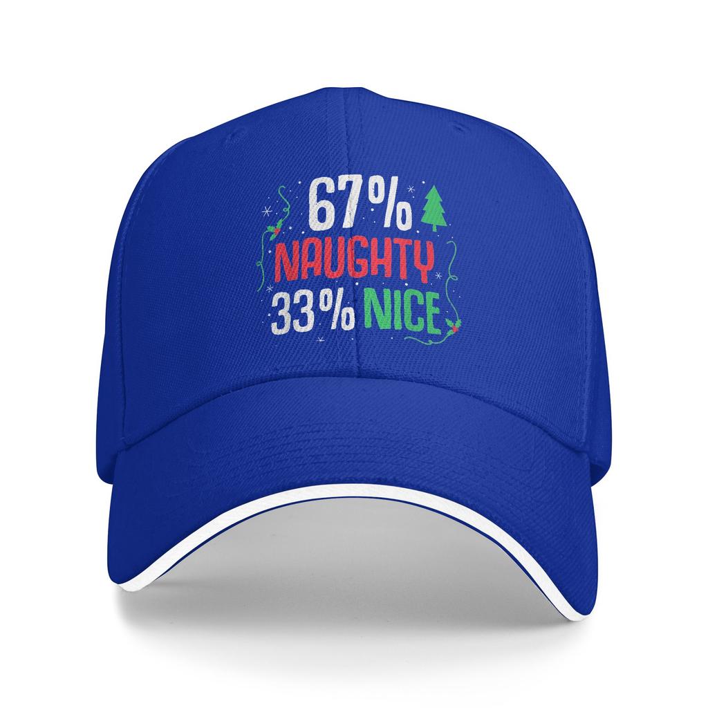 Funny Christmas Nice Naughty 67 Meme Baseball Cap  Classic Hip Hop Hats Summer Unisex Men Running Hippie Baseball Caps