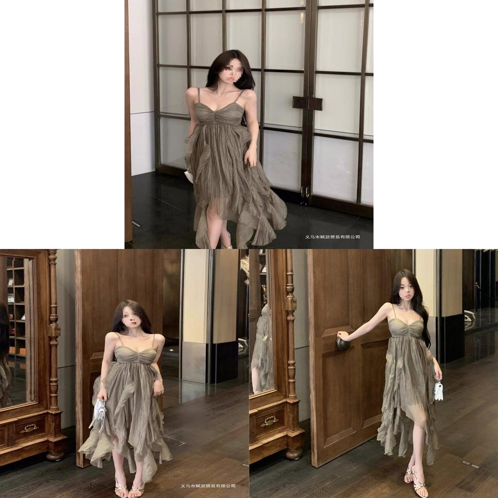 Pure Desire Green Casual Dress With Knit Fabric For Summer Chic Women