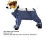 Dog Snowsuit with Attached Boots Non-Slip Puppies Suspender Booties Waterproof Dog Snow Suit