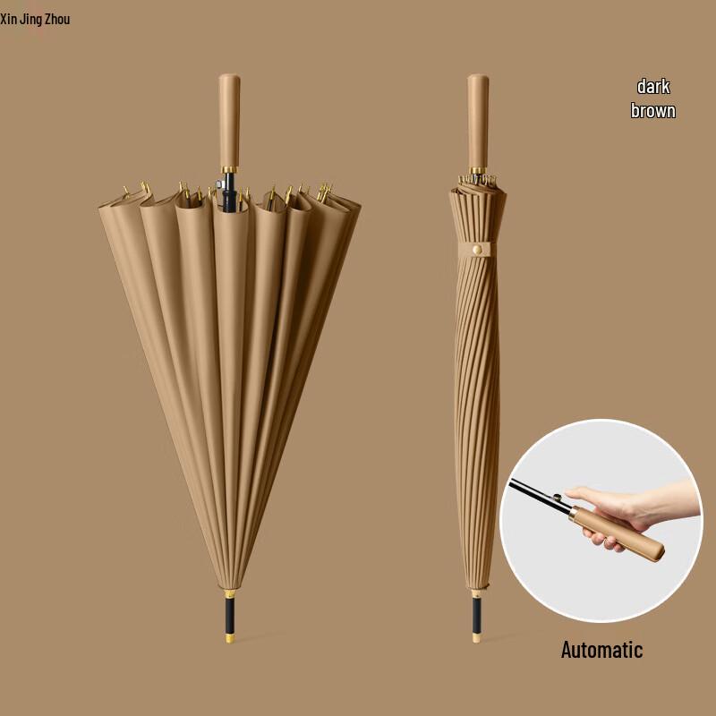 Xin Jingzhou 24-Rib Long Handle Windproof Business Umbrella