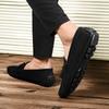 2025 Suede Leather Shoes Loafers Men Flats Slip On Male Driving Mocassim Masculino Men Casual Shoes Fashion Dress Footwear