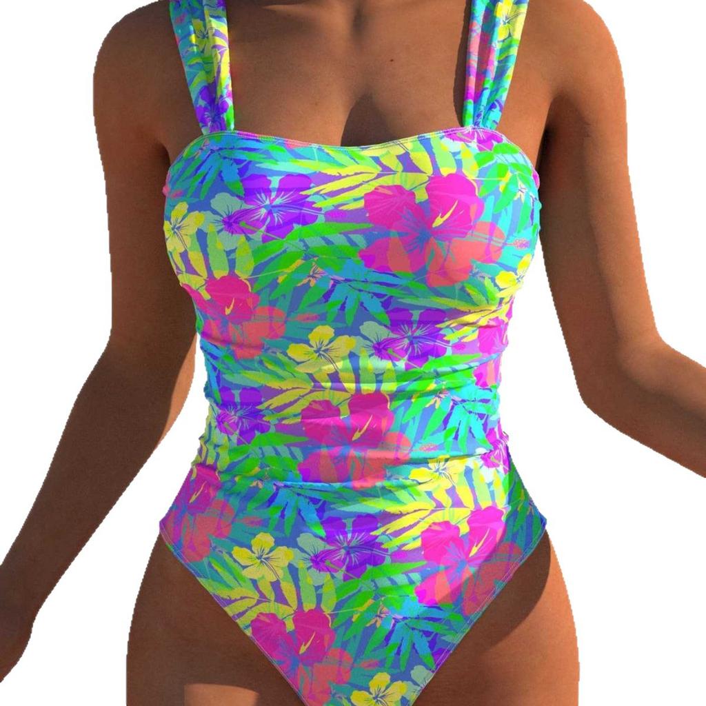 Europe and the United States 11 New Suspender Sexy Backless Hot Spring One-piece Swimsuit One-piece Bikini Women