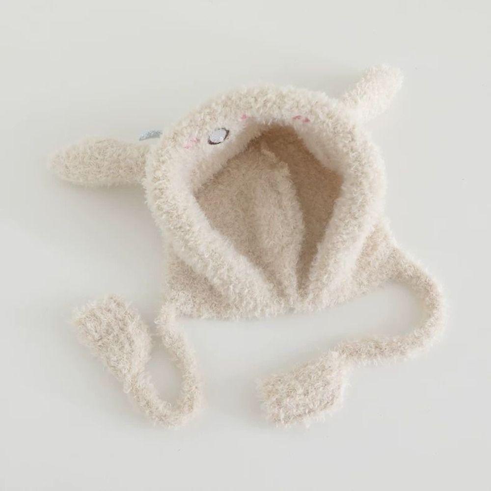 Windproof Long-eared Rabbit Kid's Hat Toddler Caps Ear Protection Hat Beanie Hat  for Boys Girls