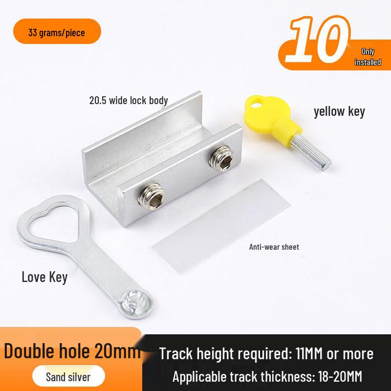 Adjustable Window Security Restrictor Lock